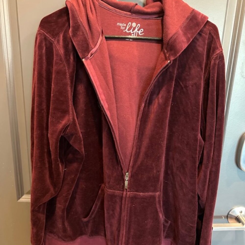Maroon Made for Life Light Jacket 2X